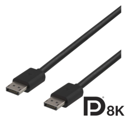 DELTACO DisplayPort kabel, DP 1.4,