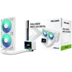 Asrock Challenger 240 Digital ARGB White Liquid Co