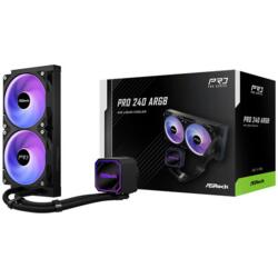 Asrock Pro 240 ARGB Black Liquid Cooler