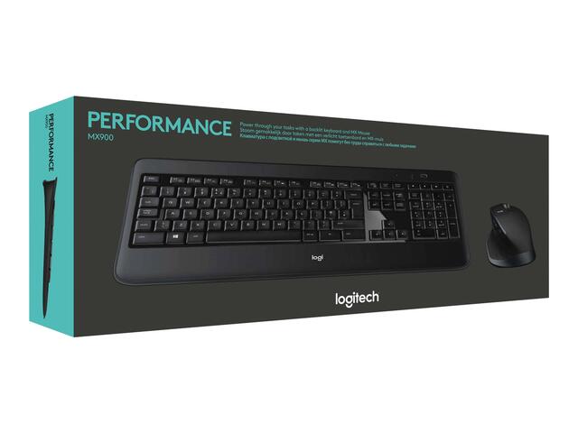 Logitech MX900 Performance - Tastatur og mus-sæt - trådløs