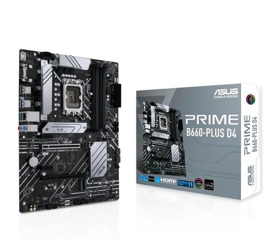 ASUS PRIME B660-PLUS D4 LGA1700 ATX MB