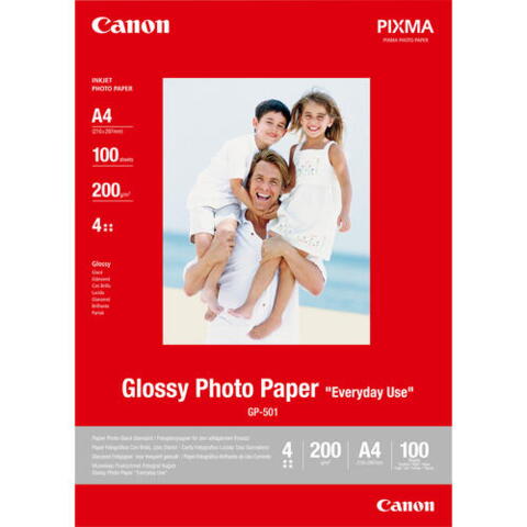 Canon GP-501 Glossy Photo Paper A4 - 100 Sider