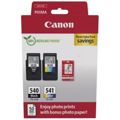 Canon PG-540/CL-541 Photo Paper Value Pack