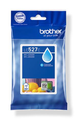 Brother LC527C blækpatron 1 stk Original Blå
