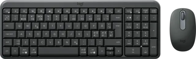 Logitech MK250 - Trådløs Tastatur og mus-sæt