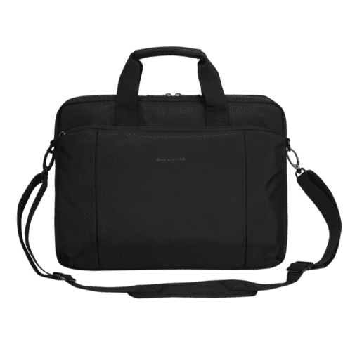 dbramante1928 Santa Monica 14" Briefcase  Recycled, Black
