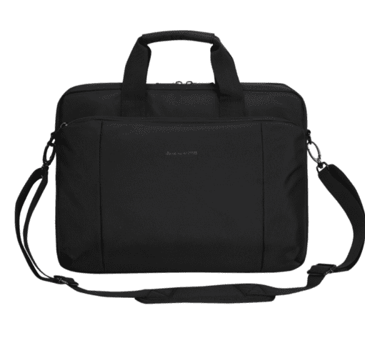 dbramante1928 Santa Monica 16" Briefcase  Recycled, Black