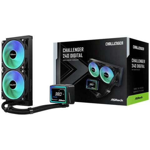 Asrock Challenger 240 Digital ARGB Black Liquid co