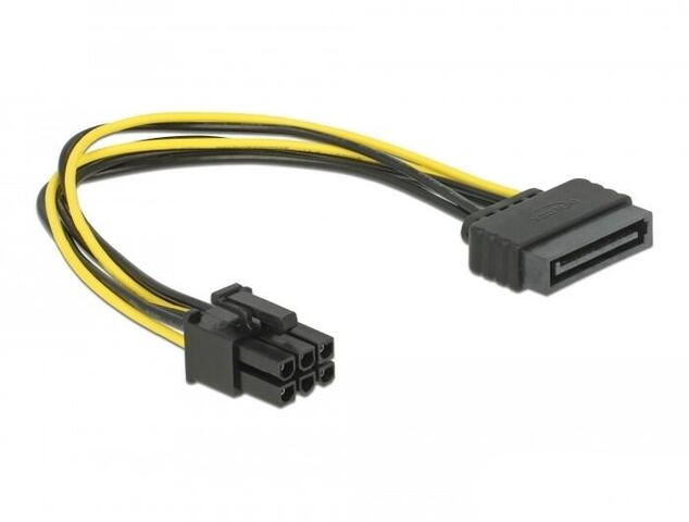 SATA strøm til 6-pin PCI-E