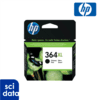 HP Original 364XL-blækpatron med høj kapacitet, sort