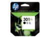HP Original 301XL-blækpatron med høj kapacitet, sort