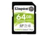 Kingston Technology 64 GB SDXC Canvas Select Plus 100R C10 UHS-I U1 V10