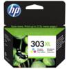HP Original 303XL-blækpatron med høj kapacitet, trefarvet
