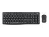 Logitech MK295 Silent - Tastatur og mus-sæt - trådløs - 2.4 GHz - Pan Nordic - grafit