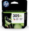 HP Original 305XL-blækpatron med stor kapacitet, trefarvet