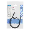 Deltaco USBC-1151 USB-kabel USB 3.2 Gen 2 (3.1 Gen 2) 0,5 m 5 Gbit/sek. 60 W Sort