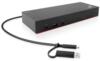 Lenovo 40AF0135EU dockingstation Ledningsført Sort