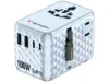 Charge ’n’ Travel 100W Travel Adapter w/ Cable Blue