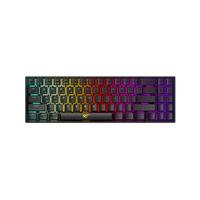 Havit KB496L RGB trådløs mekanisk tastatur Sort/Hvid