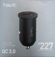 Havit H227 Single USB Port Car Charger With QC 3.0