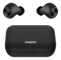 STREETZ Trådløs In-Ear Hovedtelefoner med Ladeetui - Sort