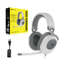 CORSAIR HS65 SURROUND  - Hvid