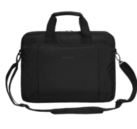 dbramante1928 Santa Monica 16" Briefcase  Recycled, Black